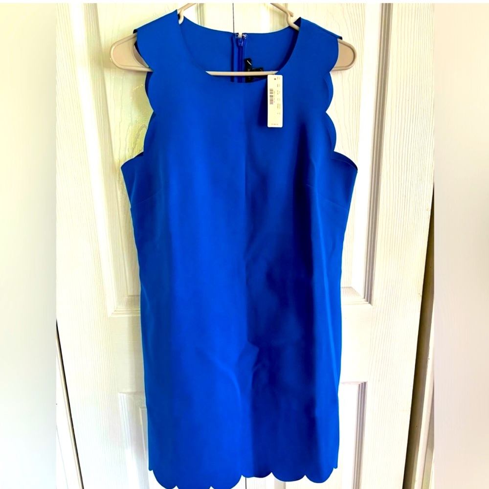 J‎ crew blue dress size 8